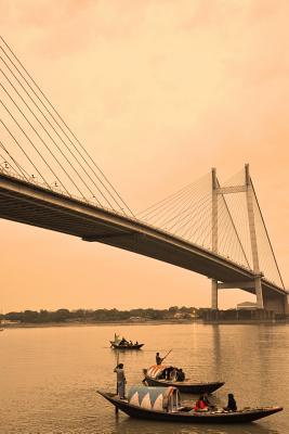 Full Download Kolkata Suspension Bridge, for the Love of India: Blank 150 Page Lined Journal for Your Thoughts, Ideas, and Inspiration -  | ePub