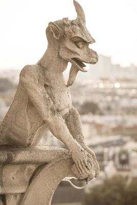 Read Online Cool Gargoyle on Notre Dame Cathedral in Paris France Journal: 150 Page Lined Notebook/Diary -  file in ePub
