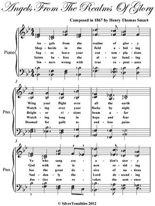 Full Download Angels from the Realms of Glory Elementary Piano Sheet Music - Henry Thomas Smart | ePub