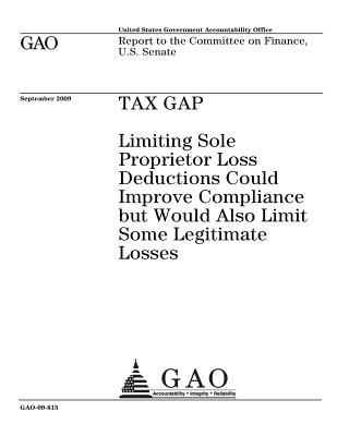 Full Download Tax Gap: Limiting Sole Proprietor Loss Deductions Could Improve Compliance But Would Also Limit Some Legitimate Losses - U.S. Government Accountability Office | PDF