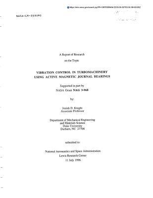 Download Vibration Control in Turbomachinery Using Active Magnetic Journal Bearings - National Aeronautics and Space Administration file in PDF