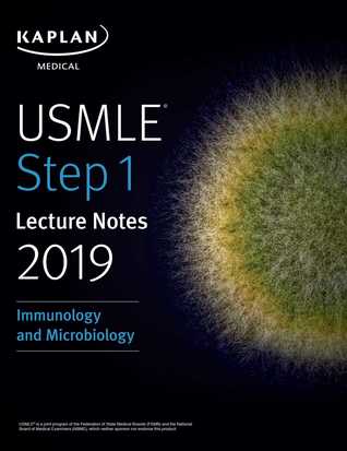 Read USMLE Step 1 Lecture Notes 2019: Immunology and Microbiology - Kaplan Medical file in PDF