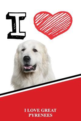 Download I Love Great Pyrenees: Handwriting Practice Paper for Kids Notebook with Dotted Lined Sheets for K-3 Students 120 Pages 6x9 -  file in ePub