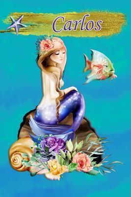 Read Online Heavenly Mermaid Carlos: Wide Ruled Composition Book Diary Lined Journal -  | PDF