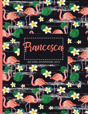 Full Download Francesca: Personalized Black XL Journal with Gold Lettering, Girl Names/Initials 8.5x11, Journal Notebook with 110 Inspirational Quotes, Journals to Write in for Women - Panda Studio file in ePub