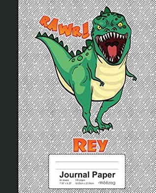 Read Journal Paper: REY Dinosaur Rawr T-Rex Notebook -  file in PDF
