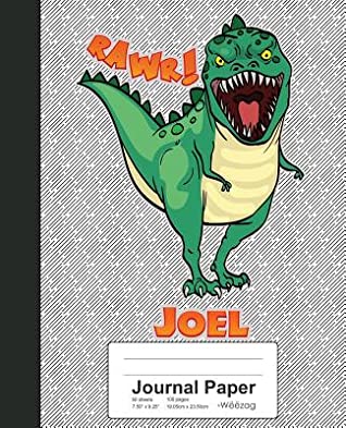 Download Journal Paper: JOEL Dinosaur Rawr T-Rex Notebook -  file in ePub